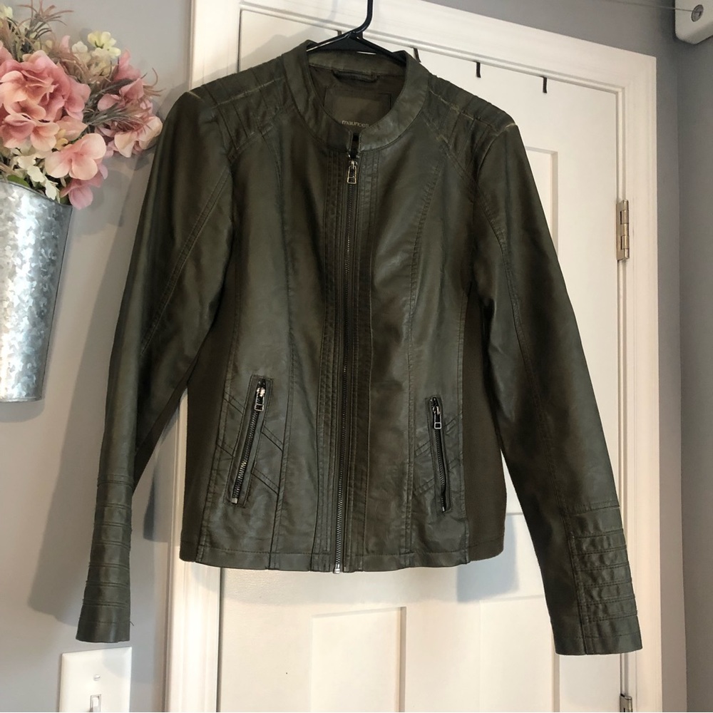 Maurice’s Green Leather Jacket